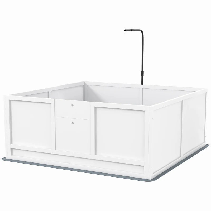 Spacious Whelping Box Pet Dog Crate Container