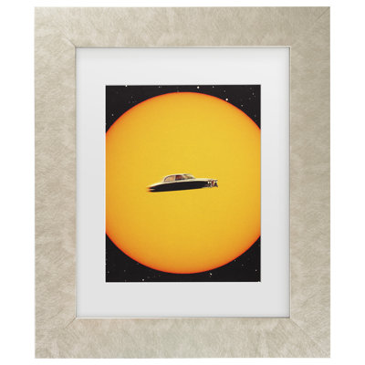 Bolog Taudalpoi Space Chase Matted Framed Art