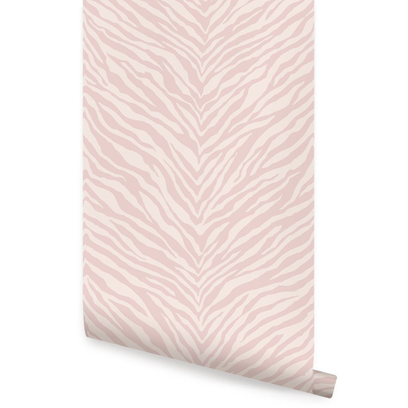 Carreau de papier peint auto-adhésif Church, L 2 pi x L 18 pi, Rose
