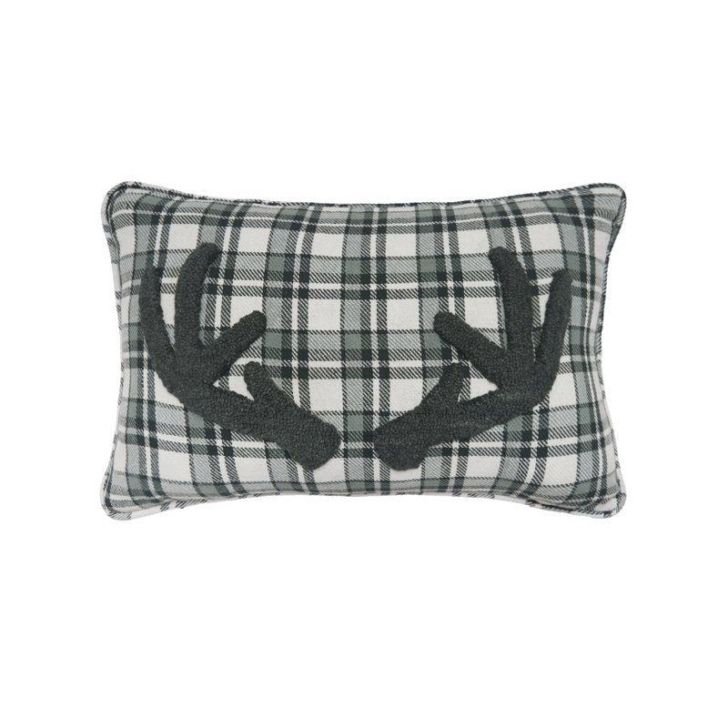22" x 14" Antlers Throw Pillow
