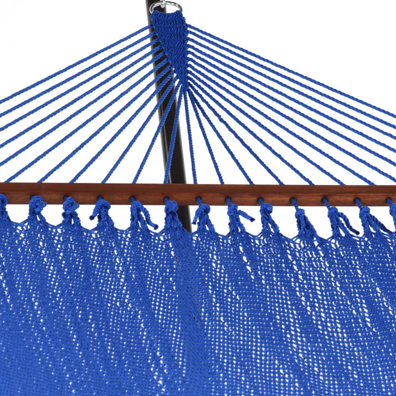 Hamac double classique avec support Tewkesbury, Bleu foncé