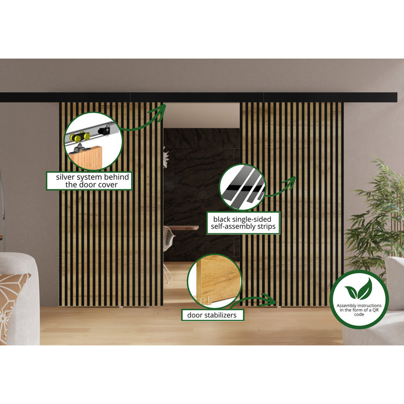DOOR Belmo 2, 214cm x 205cm, Brown