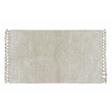 Pink Nose Sheep Hand Tufted Wool Area Rug in Sandstone/Sheep White