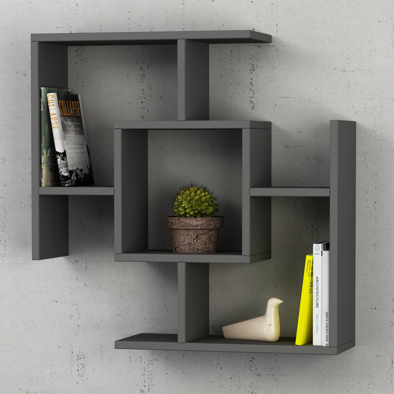 Caron Wall Shelf, Anthracite