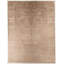 Hand Knotted Floral Area Rug in Tan