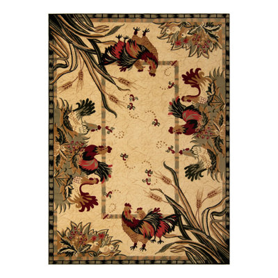 Tapis noir / vert Andersonville
