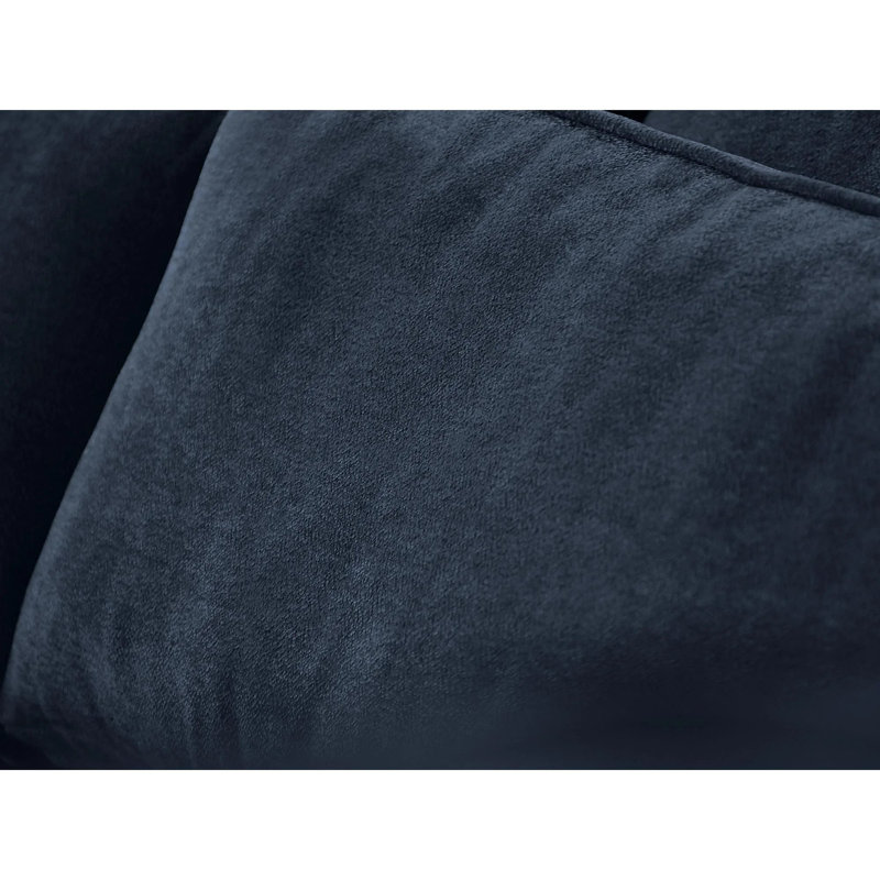 Qualee 6 Seater Sofa & Chaise, Left Hand Facing, Dark Blue