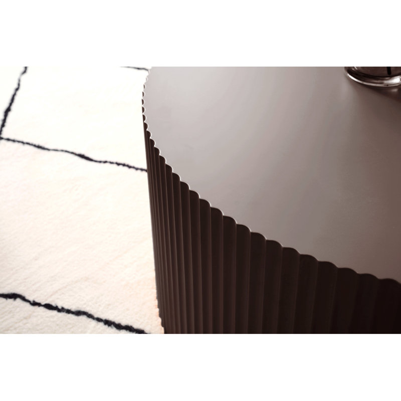 Nesting Table Set Of 2, MDF Coffee Table Set, Brown