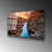 Elegant Decorative Tempered Glass Painting, 19.7 x 27.6 Inches | 100% Tempered Glass, Thickness: 0.16 Inches | Perfect for Home Decor, Living Room, and Office | Stunning Art Piece with Modern Aesthetic