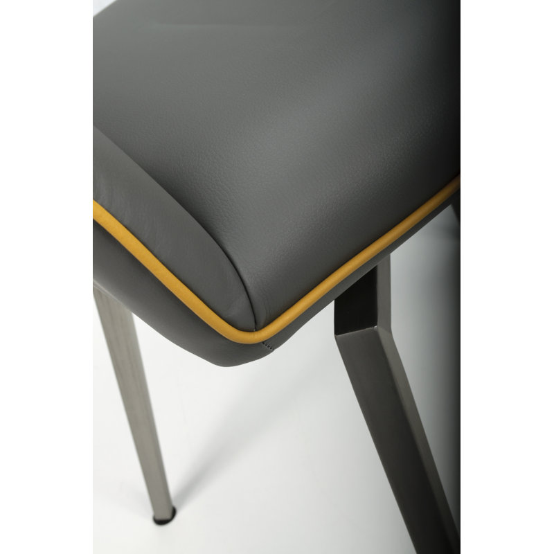 Barnsley 49cm H Upholstered Side Chair, Graphite Grey