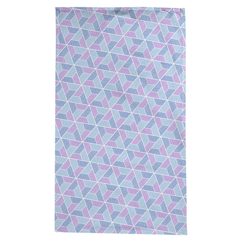Nappe trapézoïdale Leffel, Bleu / Mauve