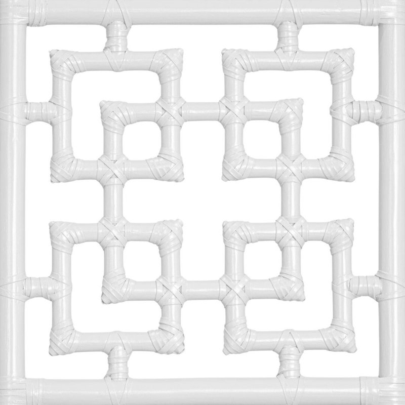 Palm Springs Low Profile Standard Bed, Queen, White