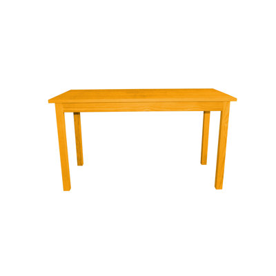 60" Goldenrod Solid Wood Dining Table