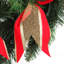 Paquet de 6 lanternes Evergreen 20 po - Verdure réaliste avec nœud de Noël, parfaites pour la porte d'entrée, le mur et le manteau de cheminée