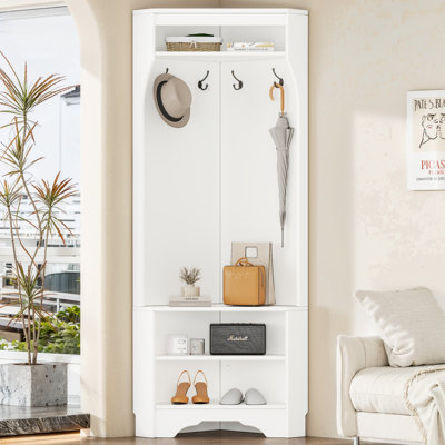 Arbre d'entrée minimaliste avec banc à chaussures Minimalist
