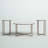 Norrell Laminate Table Set with X Metal Frame with Coffee Table and 2 End Tables-239140296