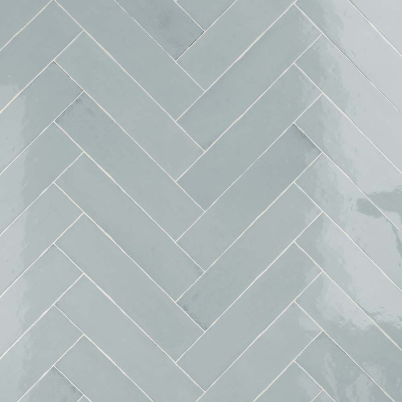 Carrelage mural en céramique brillant 3 "x 12" Waverly, Océan