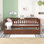 Twin Size Daybed Wood Bed with Two Drawers