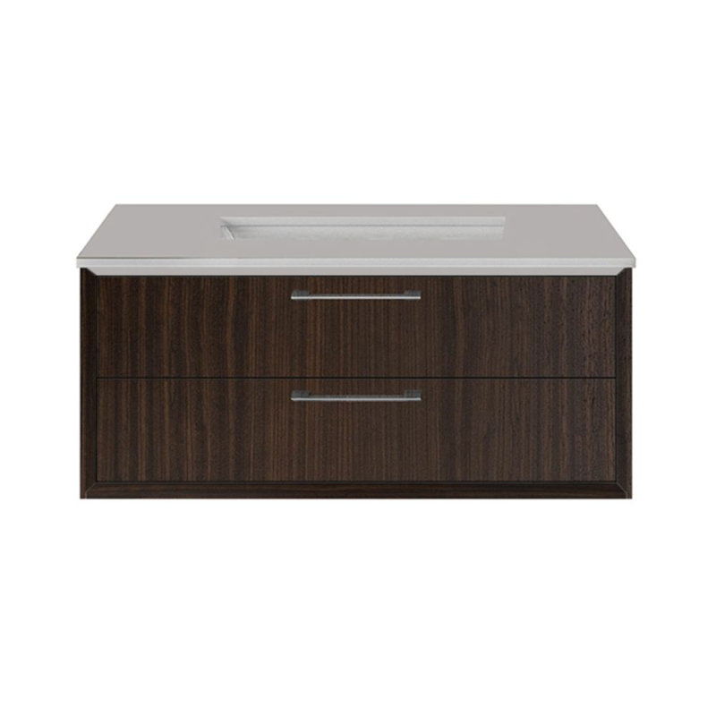 Gemelli 30'' W Single Stone Vanity Top, Polished White