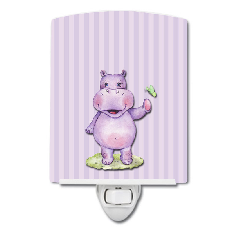 Hippopotamus Ceramic Night Light