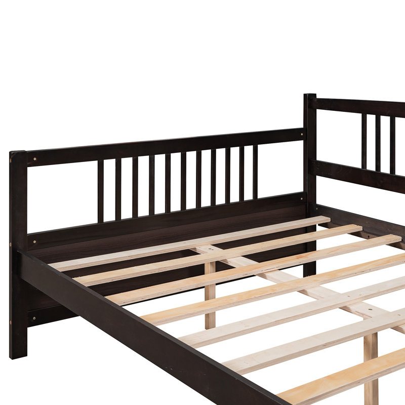 Daybed With Support Legs, Full, Espresso