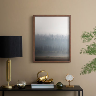 Morning Glow II, reproduction encadrée - bois massif