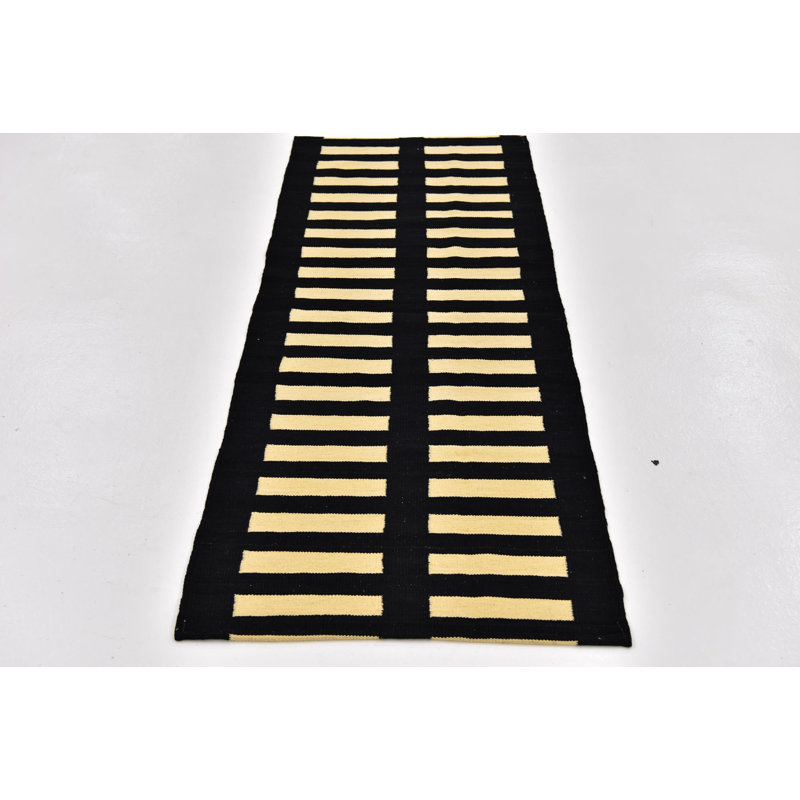 Tapis de couloir noir Jessen
