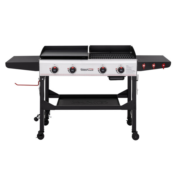 VEVOR Flat Top Griddle For Gas Grill Solid Flat Top Grill Stove 17 23 37