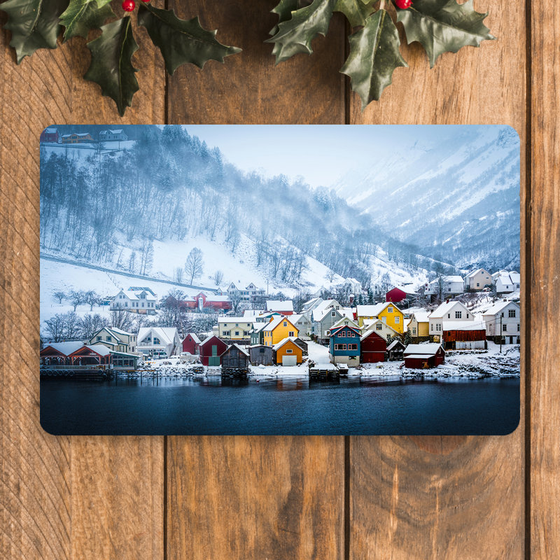 Napperon villes et cartes rectangulaire