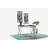 Madison office work area table MDF/Chrome Brown