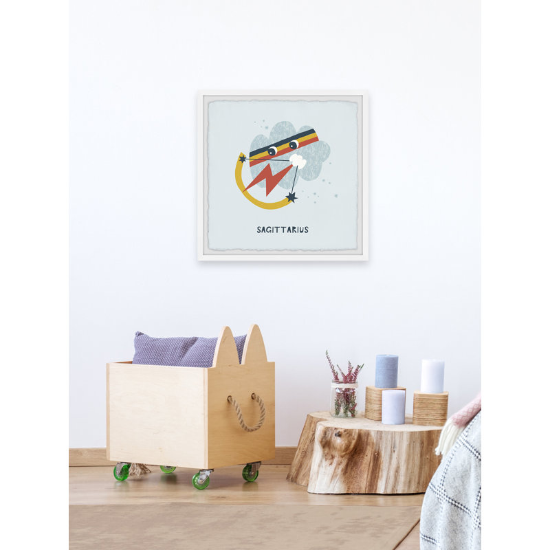 Sagittarius - Single Picture Frame Print, 30cm H x 30cm W