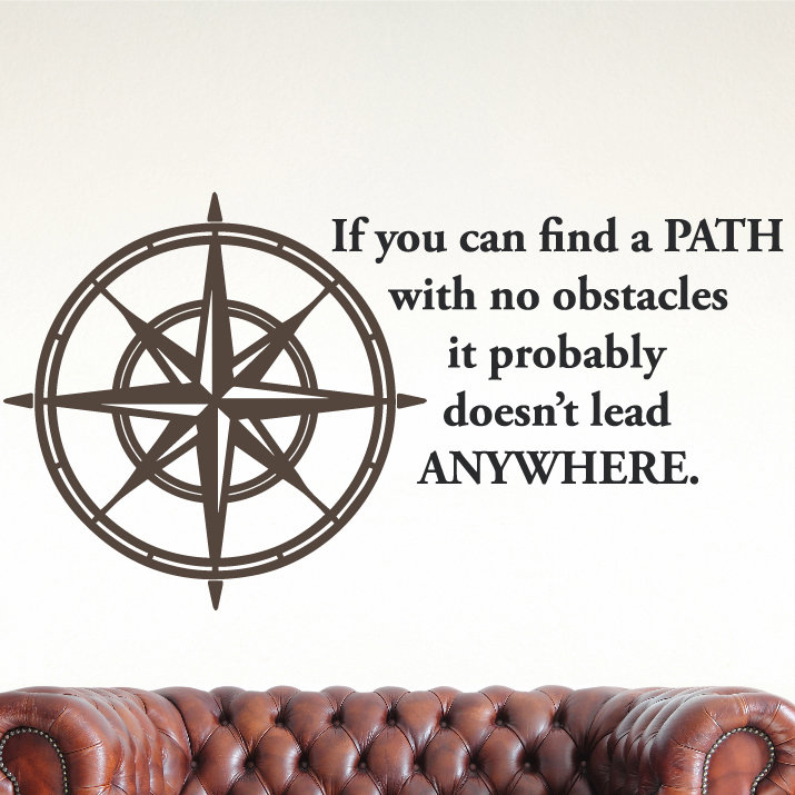 Non-Wall Damaging Wall Decal, Brown/Black, 20" H x 24" W x 0.01" D