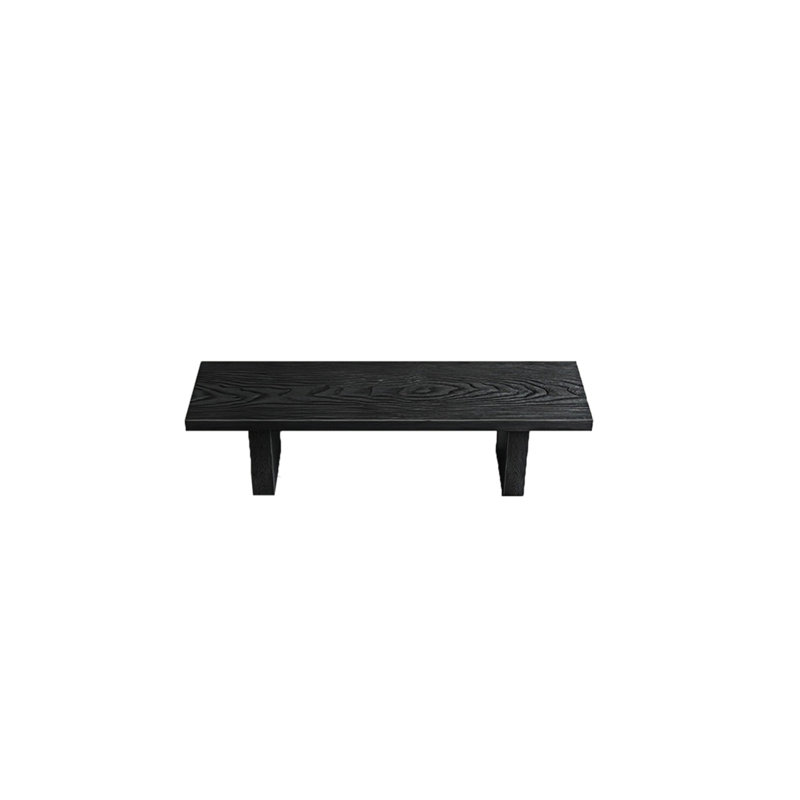 Banc en bois massif Maudene, H 17,71 po x l 70,86 po x P 13,77 po