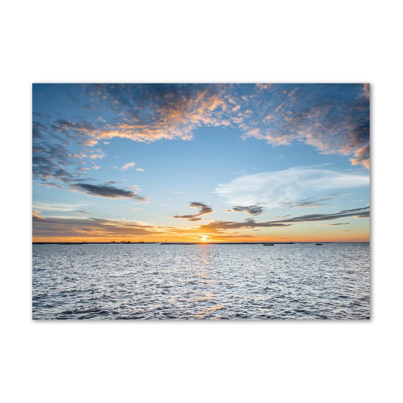 Twilight By The Sea - Wrapped Canvas Print
