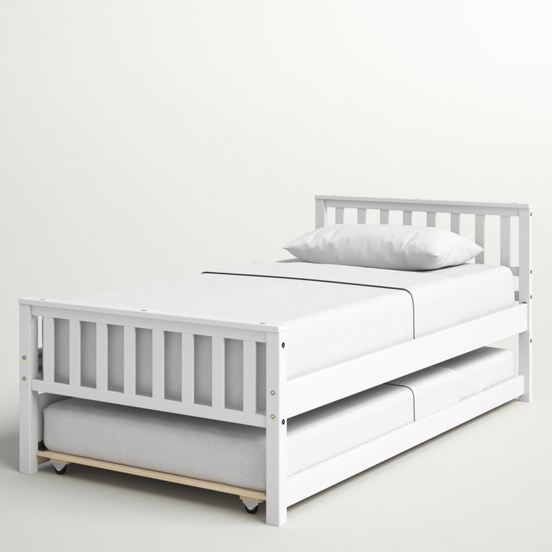 Boca Slat Bed, White