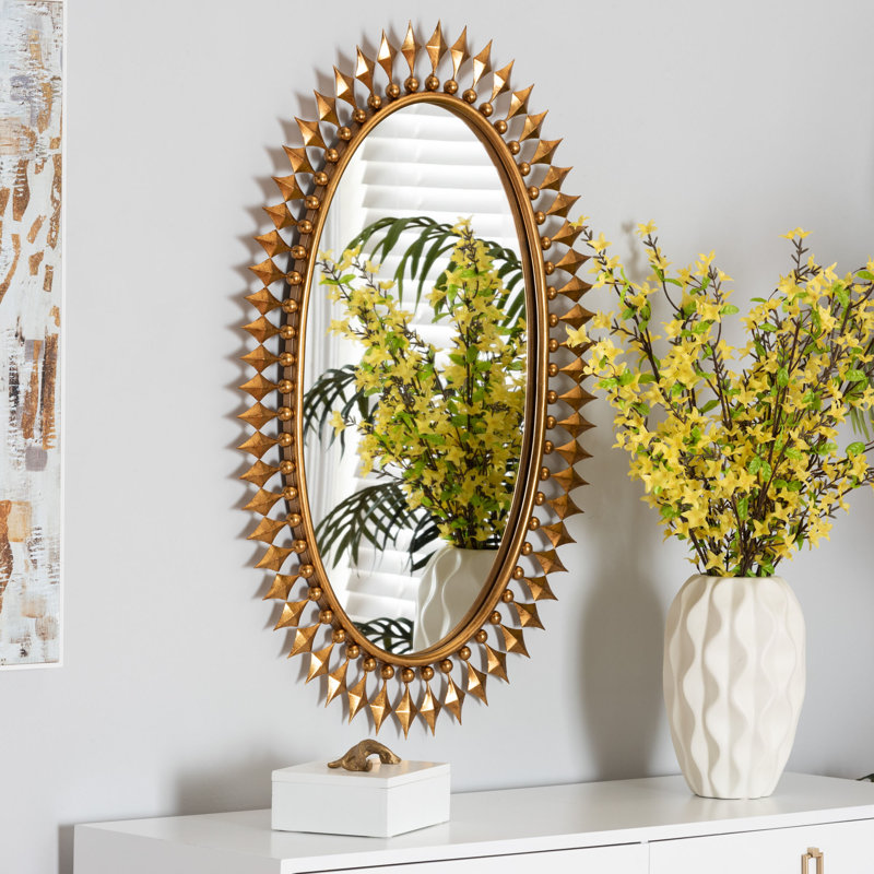 Mestwin Metal Flat Wall Mirror