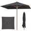 Market Umbrella - poulie corde exquise 8 pi et plateau ventilé gris-1852110162