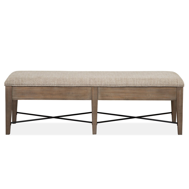 Arli Fabric Upholstered Storage Bench