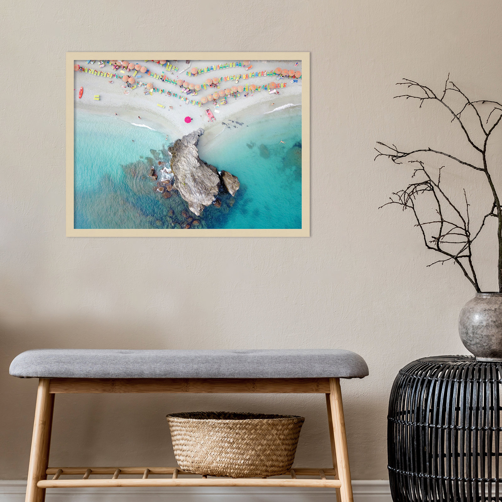 Monterosso 8 Photo Print, Brown, 16" H x 21" W