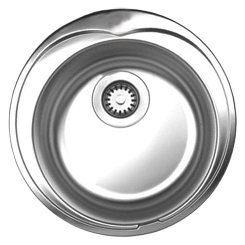 20" L x 20" W Round Drop-in Kitchen Sink
