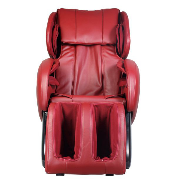 Fauteuil de massage inclinable électrique en cuir