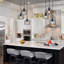 Bridgelands 3 - Light Black Cluster Pendant
