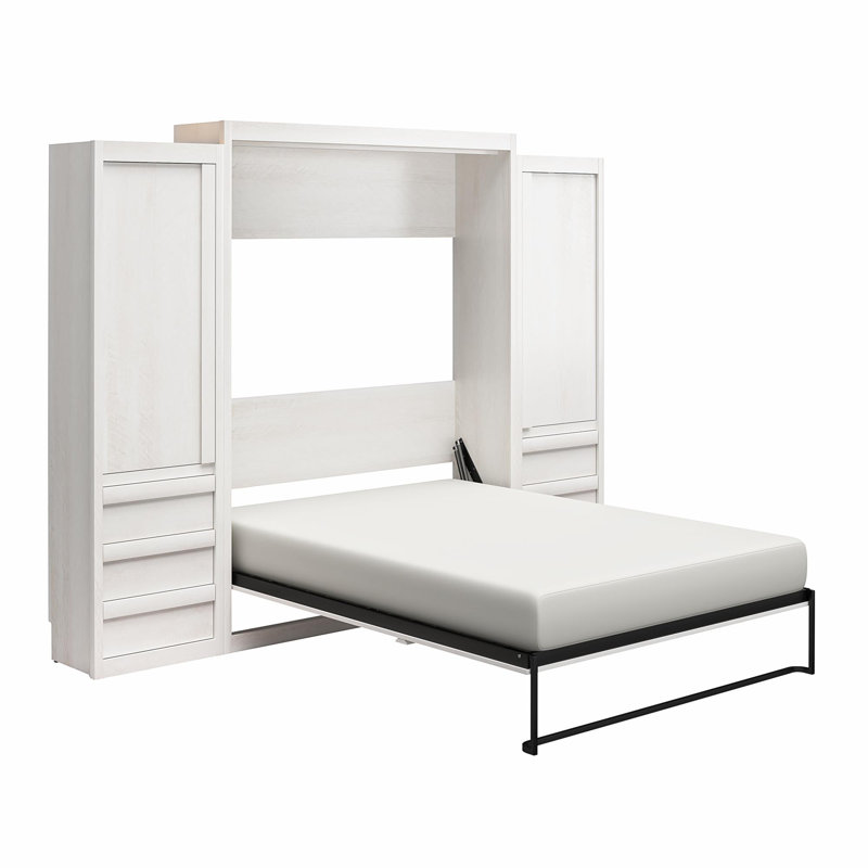 Wexford Murphy Storage Bed with Armoire Cabinets