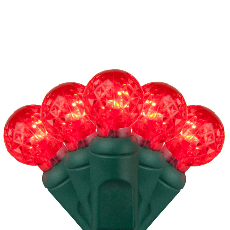 70 Light LED Mini Globe String Lights, Red