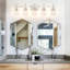 Applique murale de salle de bain moderne à intensité variable avec abat-jour nervuré Aviara Lights-1550877312-1566544795