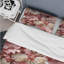 Ensemble de housse de couette rose et blanc avec dentelle romantique «Whispers Flowers I»-869152988