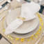 200 pièces napperons jetables tapis de table ronde en maille métallisée pressée napperons métalliques minces chemin de table pour la maison décoration fête de mariage d'anniversaire