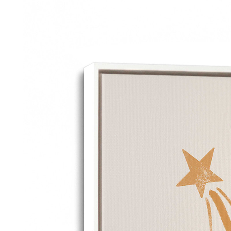 Cosmic Dreamer, reproduction sur toile, Cadre flottant blanc opaque, H 36,75 po x l 24,75 po