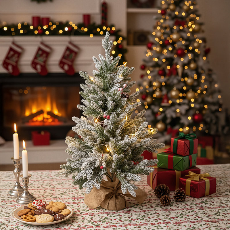 84cm H Lighted Artificial Christmas Tree