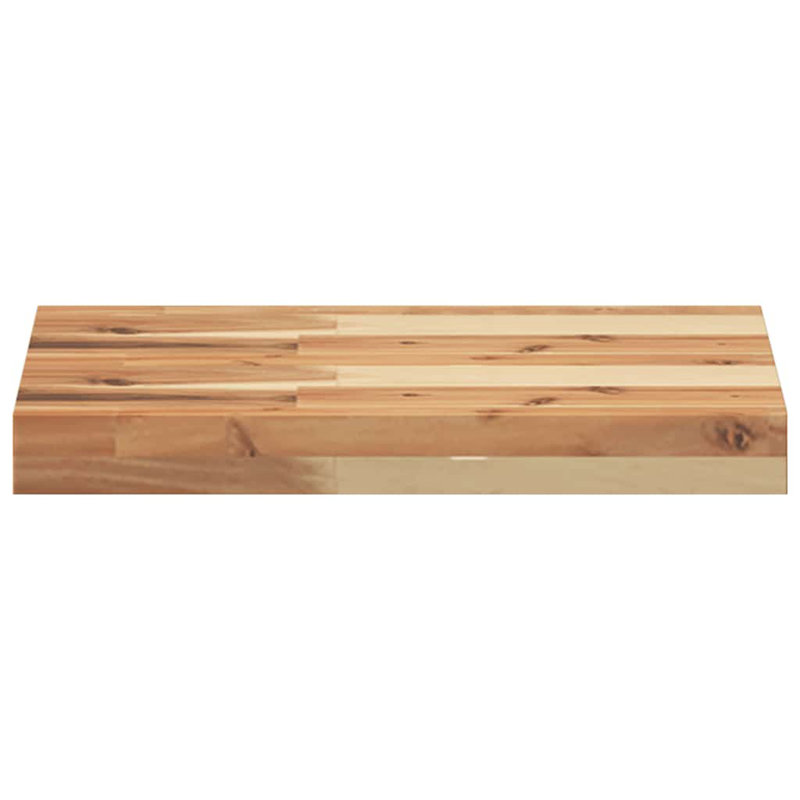 Alderic Solid Wood Floating Shelf, 4cm H x 40cm W x 30cm D